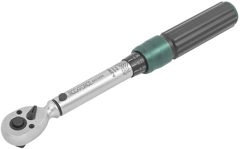 ROCKFORCE dinamometrinis raktas 3/8" 5-25Nm PREMIUM...