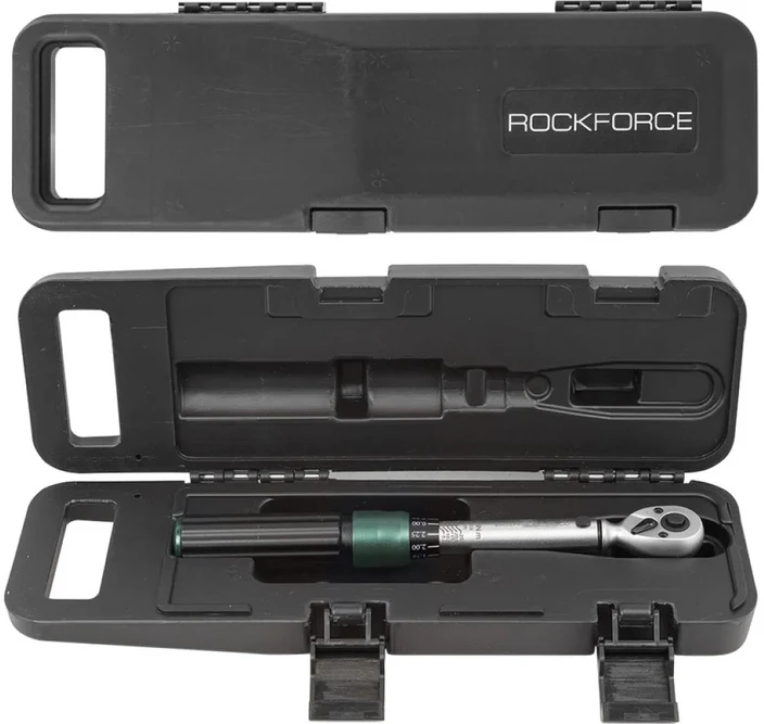 ROCKFORCE dinamometrinis raktas 3/8" 5-25Nm PREMIUM...