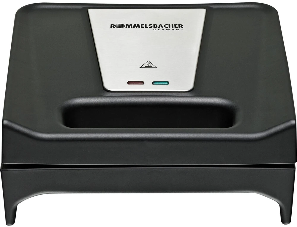 Vaflinė Rommelsbacher Daugiafunkcis skrudintuvas ir kepsninė SWG 700 Juodas/ nerūdijantis plienas, 700 W, Lėkščių skaičius 3, Sumuštinių skaičius 4