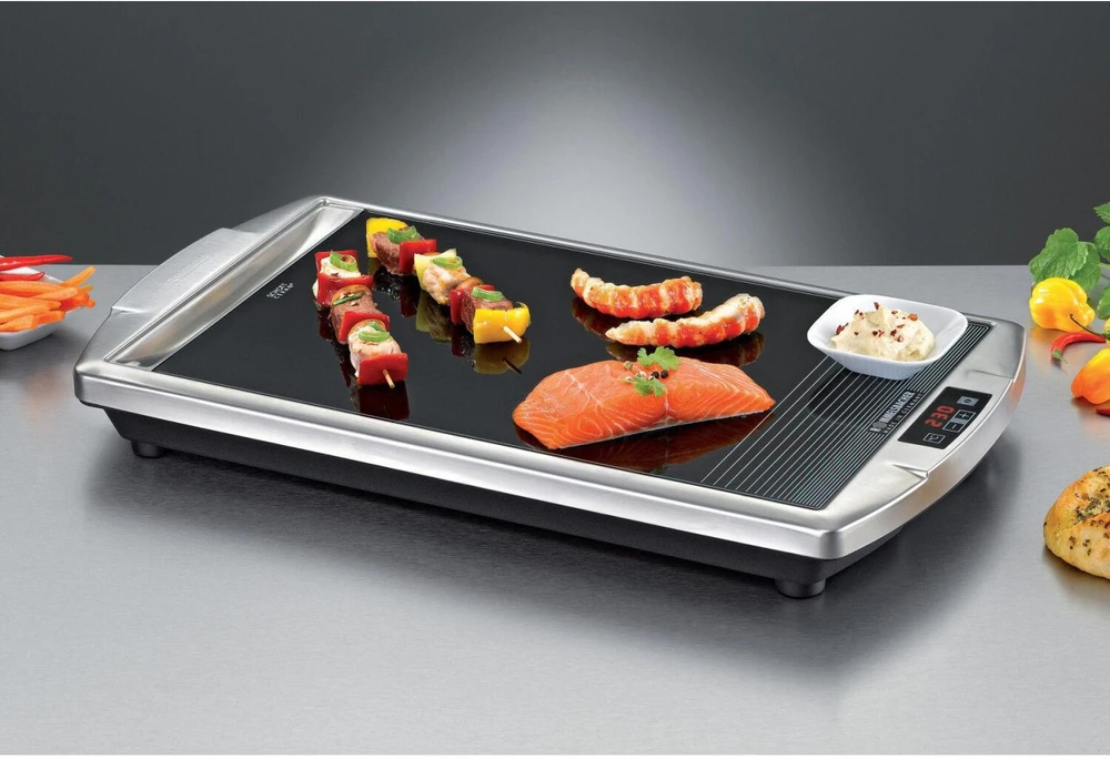 Rommelsbacher CG 2308/TC Nerūdijantis plienas/Juodas, 2000 W, 36 x 27 cm, Teppanyaki