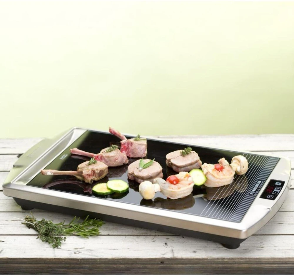 Rommelsbacher CG 2308/TC Nerūdijantis plienas/Juodas, 2000 W, 36 x 27 cm, Teppanyaki