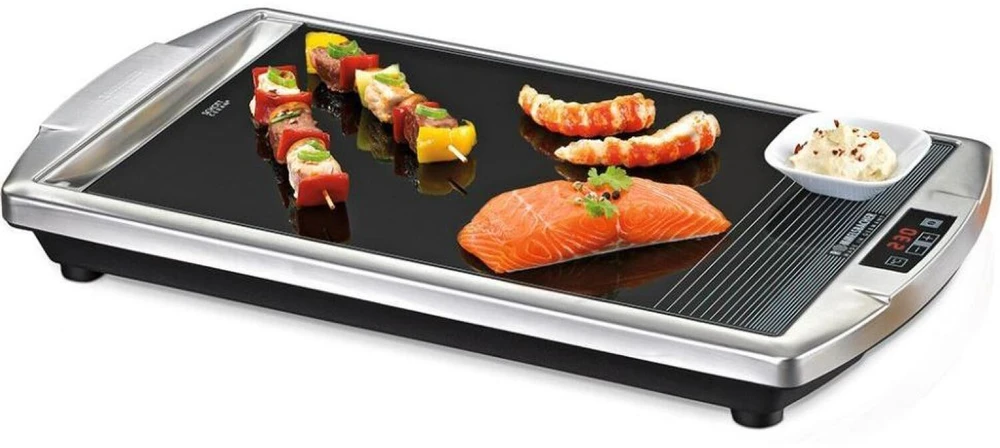 Rommelsbacher CG 2308/TC Nerūdijantis plienas/Juodas, 2000 W, 36 x 27 cm, Teppanyaki