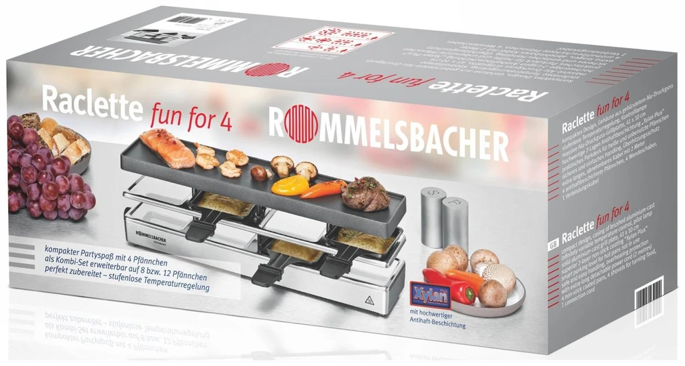 Rommelsbacher Elektrohausgerate Raclette Rommelsbacher RCC800