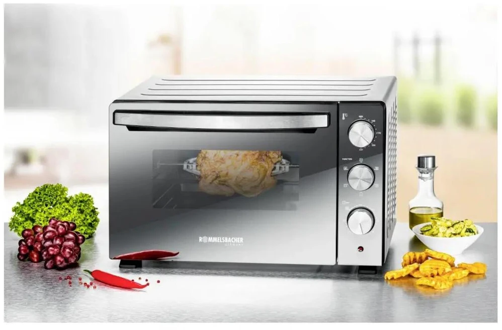 Virtuvinis kombainas Rommelsbacher Elektrohausgerate Rommelsbacher Back & Grilis orkaitė su rotisserie ir konvekcija