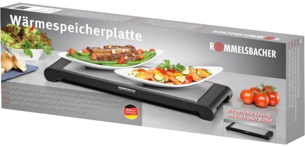 Laisvai pastatoma kaitlentė Rommelsbacher WPS 857 sidabrinė