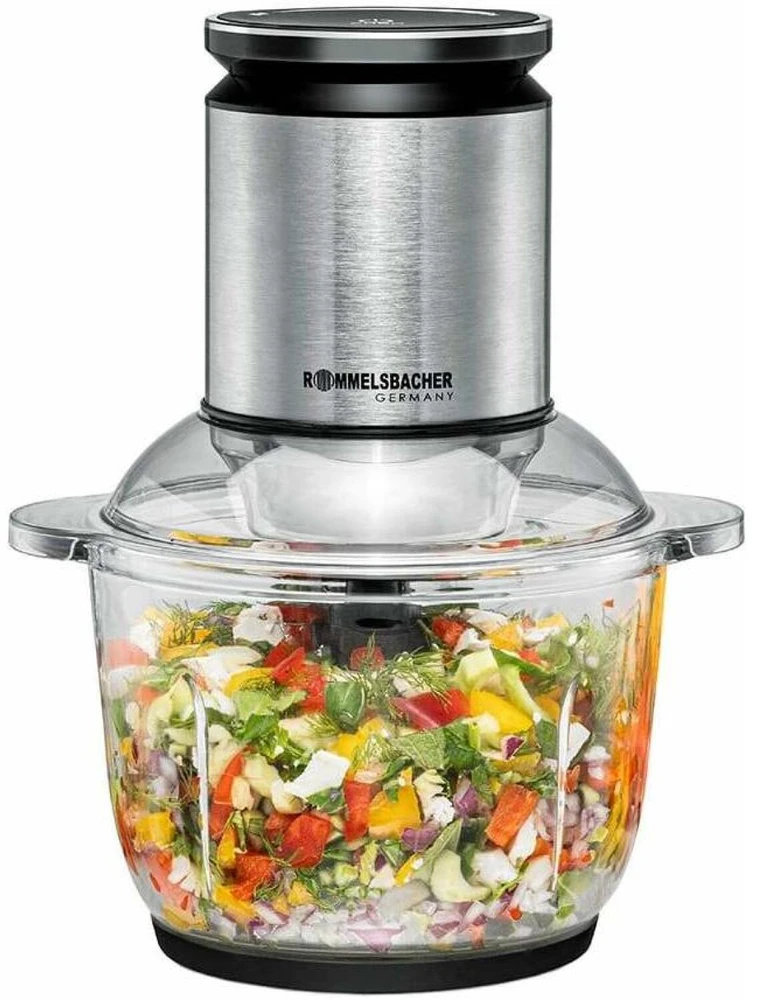 Smulkintuvas - Rommelsbacher MZ 600 600W 2L Nerūdijančio Plieno