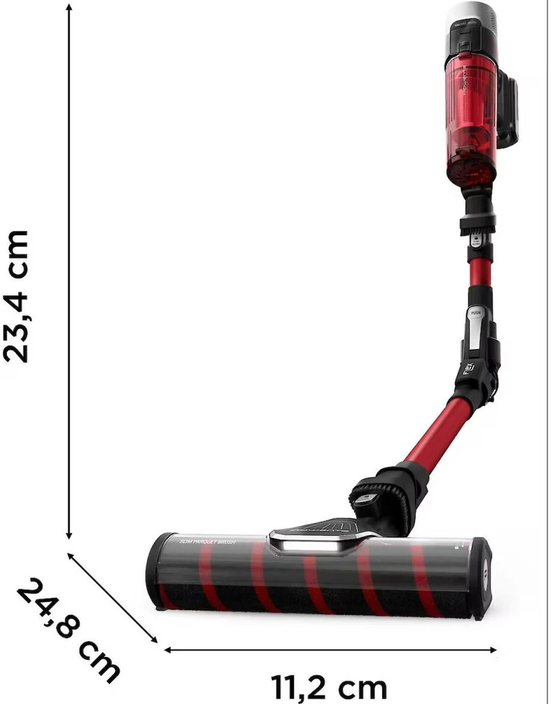 Rowenta 2-in-1 dulkių siurblys RH2099 RH2099WO, 250W, 18.5V, 0.44l, 45min, 3h, 83dB, Li-ion, be maišo, cikloninis
