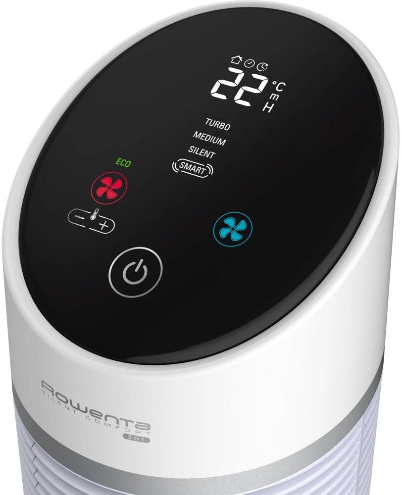 Rowenta 3-in-1 šildytuvas HQ 8120, 2400W, 40m², 38dB, ventiliatorius, oro filtras, laikmatis, pultas