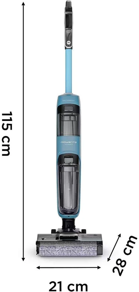 Rowenta dulkių siurblys GZ2271, 100-240V, 35min, 730ml, 440ml, LED ekranas, šlapias valymas, sausas valymas, belaidis