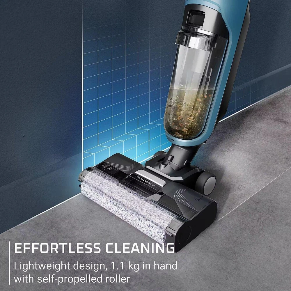 Rowenta dulkių siurblys GZ2271, 100-240V, 35min, 730ml, 440ml, LED ekranas, šlapias valymas, sausas valymas, belaidis