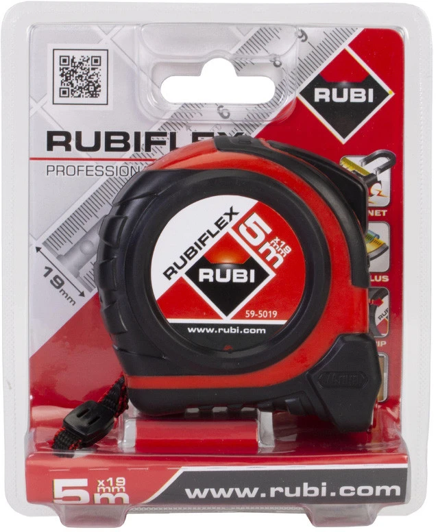 Matavimo ruletė Rubi 0.2 (5 m x 19 mm)