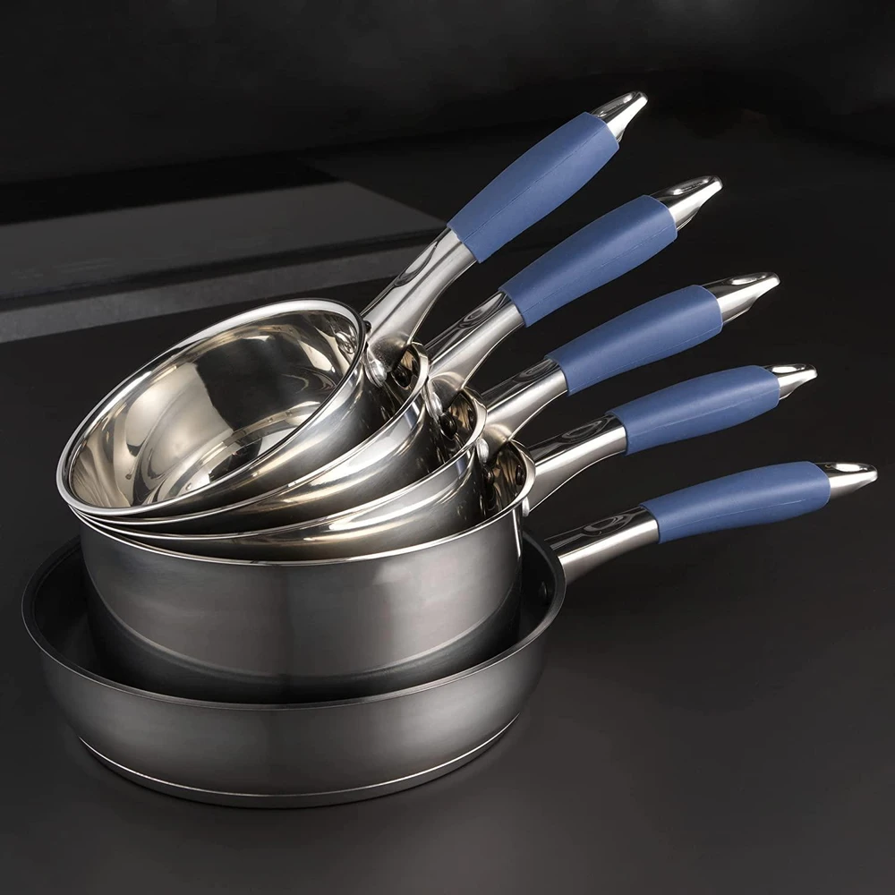Russell Hobbs RH01179EU Opulence puodų rinkinys 5 vnt. mėlynas