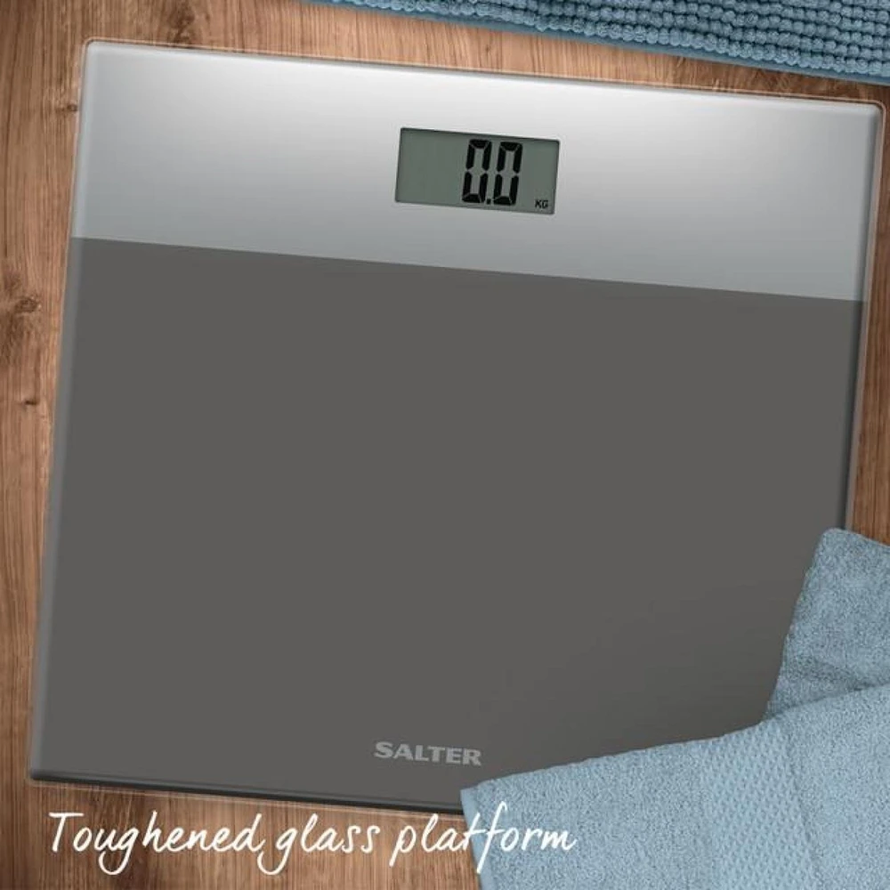 Skaitmeninės vonios svarstyklės Salter 9206, 180 kg, sidabro spalvos