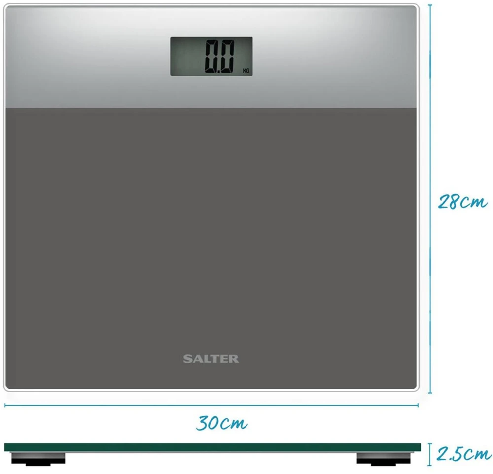 Skaitmeninės vonios svarstyklės Salter 9206, 180 kg, sidabro spalvos