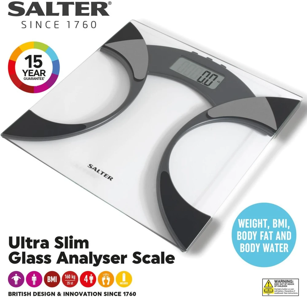 Svarstyklės Salter 9141 BKCFEU16 Analizatorius Juodas