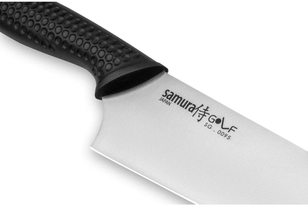 Samura Golf universalus virtuvės Santoku peilis 180mm iš AUS 8 Japoniškas plienas 58 HRC