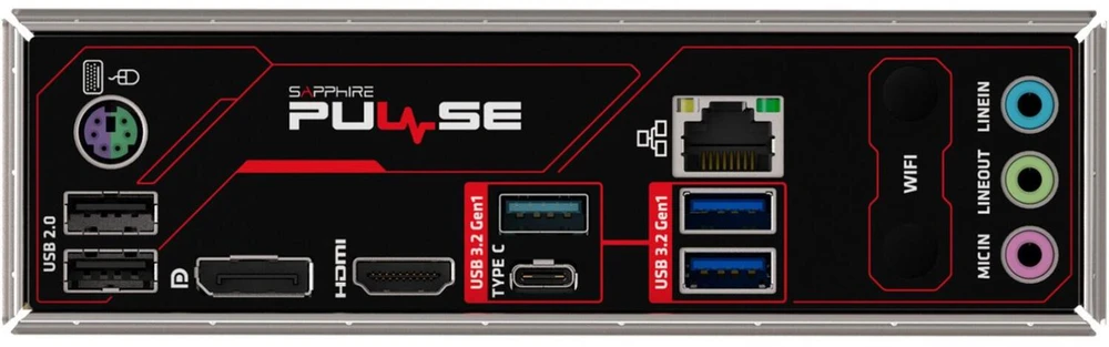 Sapphire PULSE B550M 52103-05-40G pagrindinė plokštė, AM4, AMD B550, µATX, 4x DDR4 iki 128GB, PCIe 4.0 x16, 2.5GbE LAN