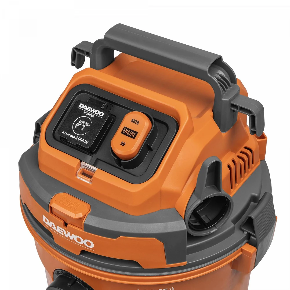 Dulkių siurblys Vacuum Cleaner DAEWOO DAVC 2500SD Wet/dry/Industrial 1200 Watts Capacity 25 l Noise 85 dB Weight 8.5kg DAVC2500SD