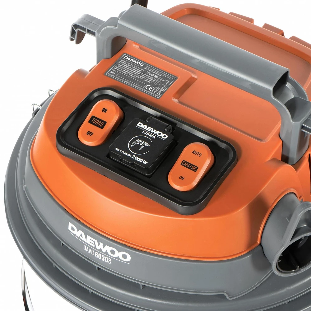Dulkių siurblys pramoninis Daewoo VACUUM CLEANER UNIVERSAL 60L/DAVC 6030S DAEWOO