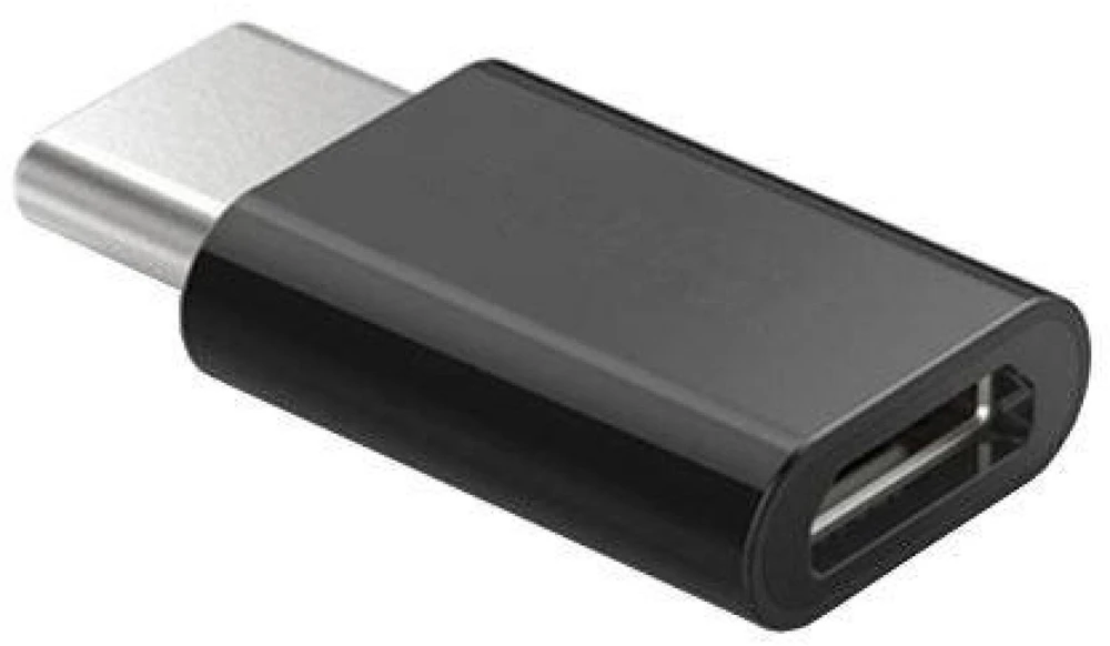 USB Adapteris - Savio AK-31 Micro USB Į USB-C Juodas