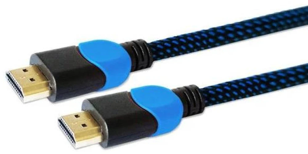 Savio GCL-02 HDMI cable 1.8 m HDMI Type A (Standard) Juodas,Mėlyna