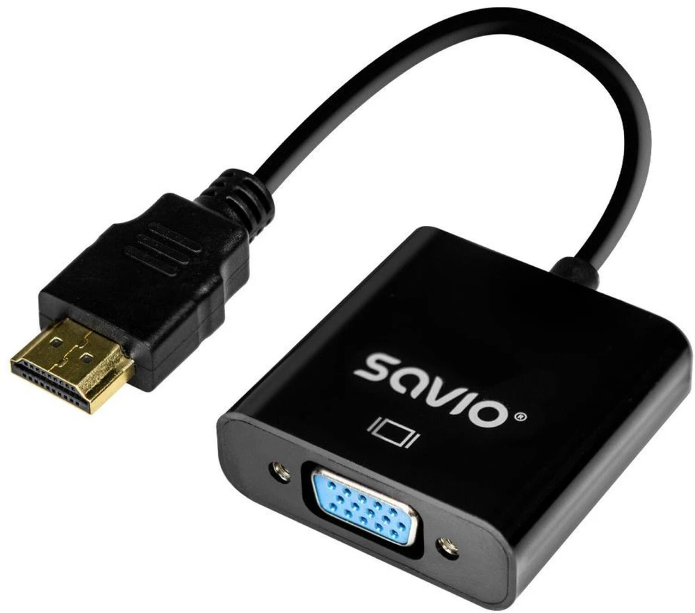Savio Adapteris HDMI-VGA AK-75