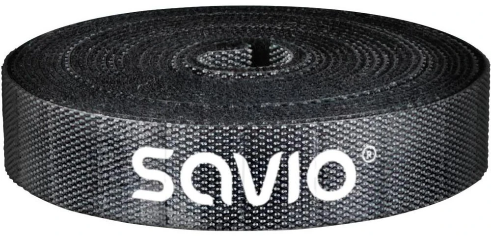 Savio Kabelių organizatorius, juosta, Velcro, 14 mm pločio, 5 m OC-06