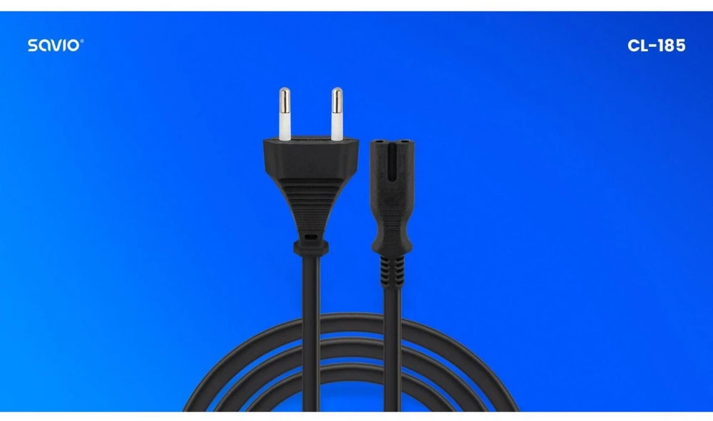 Savio Cable maitinimo blokas 2pin, 5m, cl-185