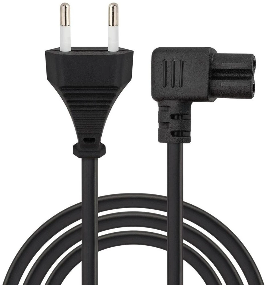Savio Cable maitinimo šaltinis 2 kontaktų, c7 kampinis 5m, cl-186