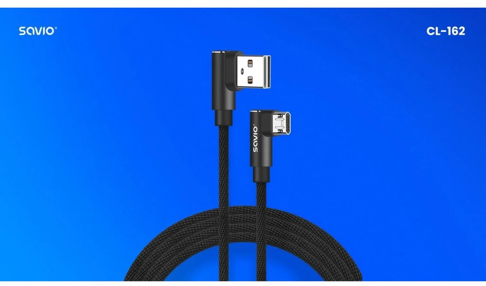 Kabelis su dvipuse USB jungtimi CL-162 SAVIO 2m