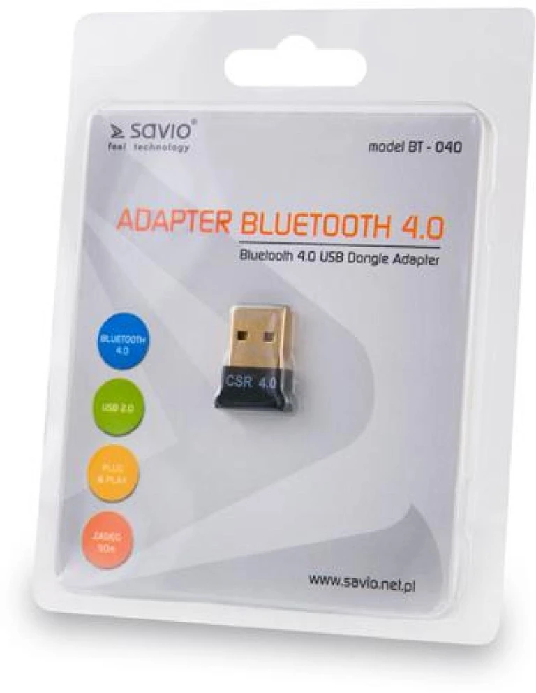SAVIO Bluetooth 4.0 kompiuterio adapteris BT-040