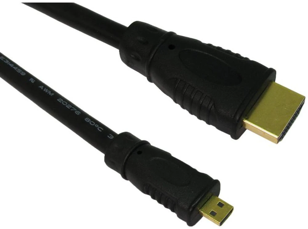 Sbox Technology HDMI kabelis su HDMI ir micro HDMI jungtimis Sbox HDMI-MICRO/R, 2 m, juodas