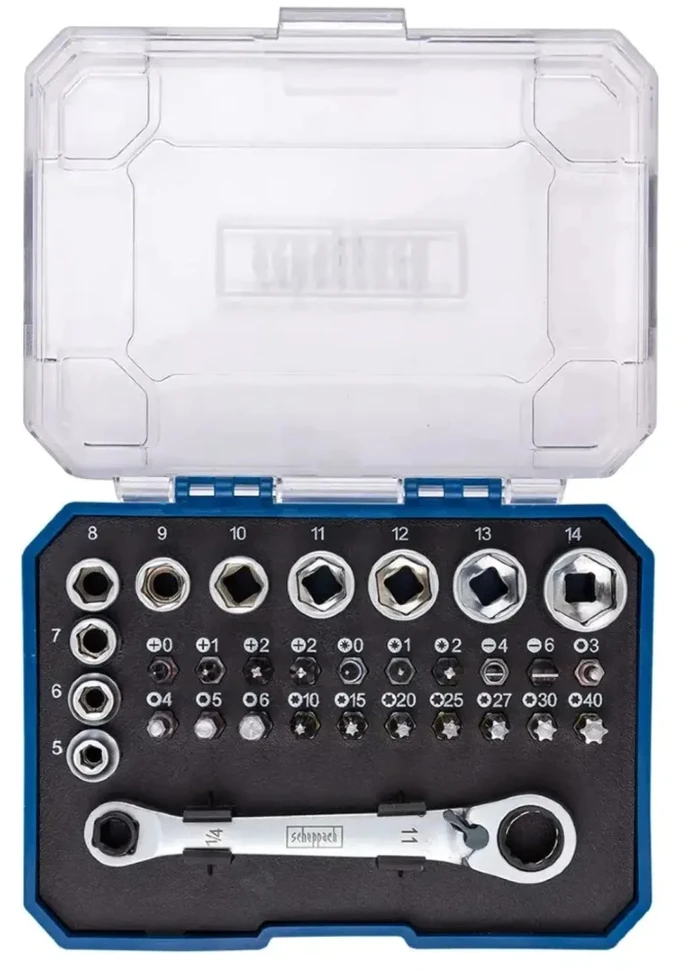Rinkinys KLUCZY 31el. 1/4" /SCHEPPACH