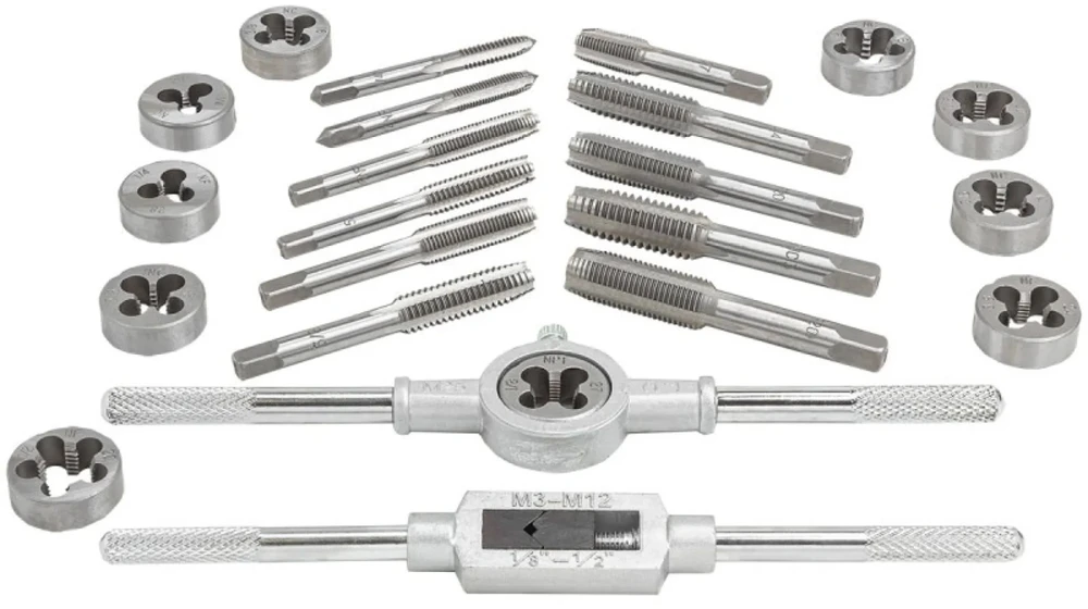 TAPS + DIES rinkinys 24 pt. / SCHEPPACH