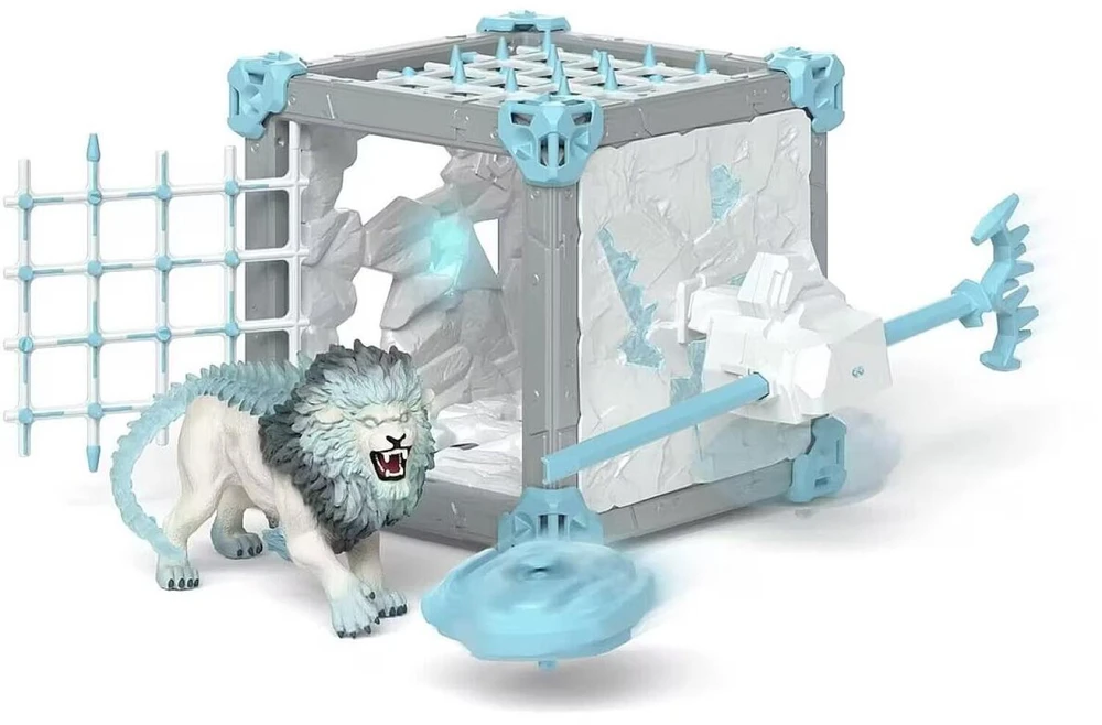 Schleichas – „BattleCave Ice Lion“ (42766)