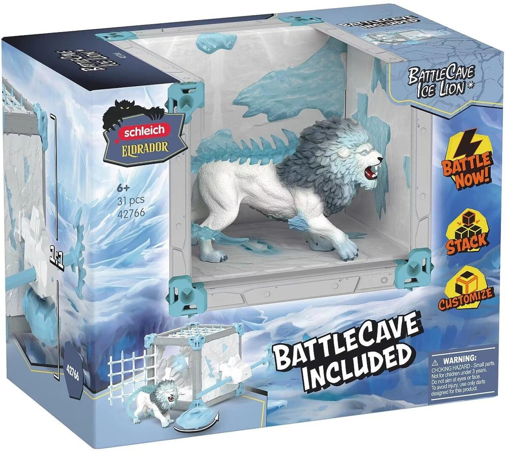 Schleichas – „BattleCave Ice Lion“ (42766)