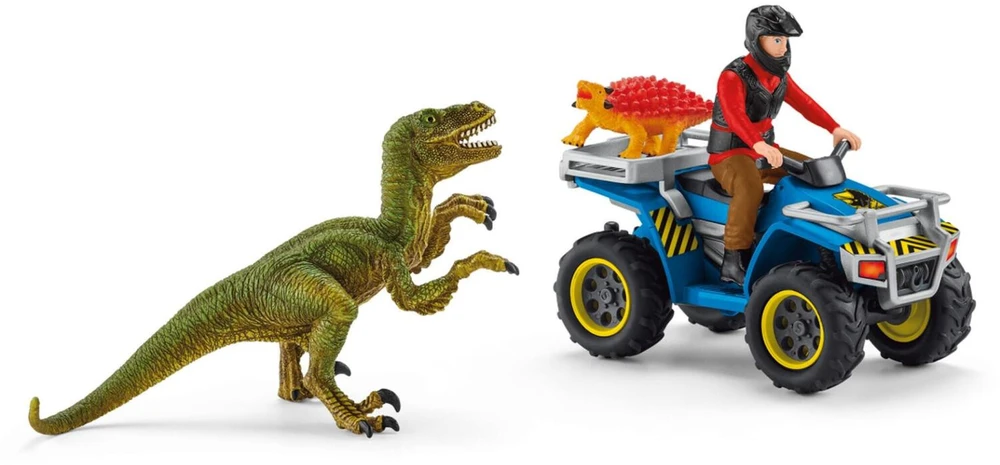 Schleichas – skrydis keturračiu prieš Velociraptor – 41466