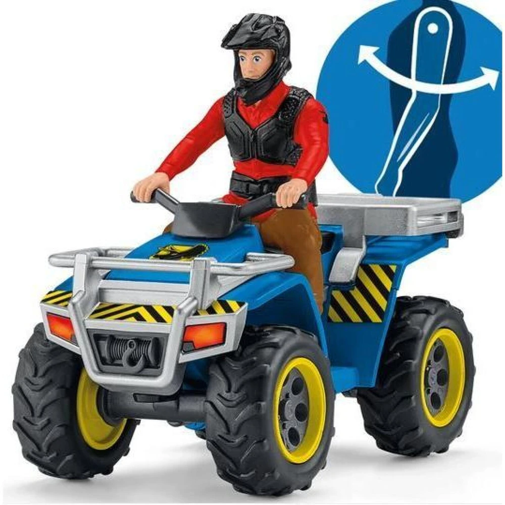 Schleichas – skrydis keturračiu prieš Velociraptor – 41466