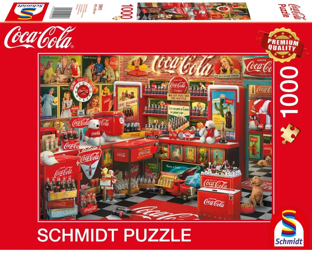 Schmidt Dėlionė 1000 vnt. - Coca-Cola
