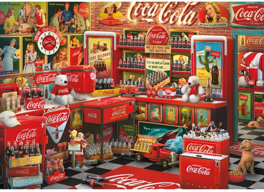 Schmidt Dėlionė 1000 vnt. - Coca-Cola