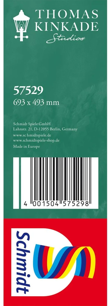 Schmidt Spiele Dėlionė 57529, 1000 vnt., 69.3x49.3 cm, Thomas Kinkade Studios, Kalėdų motyvas, kartonas, nuo 12 m.