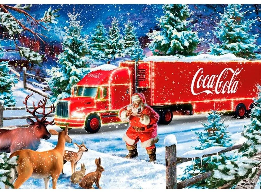 Dėlionė Schmidt Spiele Schmidt Spiele Coca Cola: Christmas Truck, Puzzle (1000 pieces)