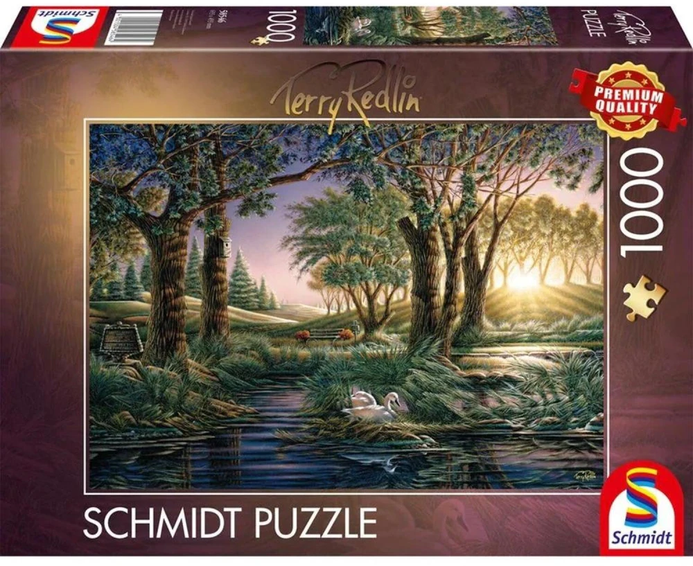 Schmidt Spiele Dėlionė PQ 1000 Terry Redlin Magia Poranka G3