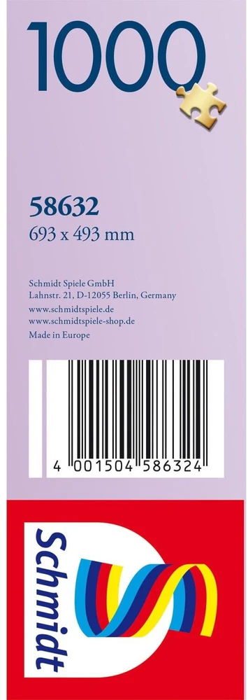 Schmidt Spiele Dėlionė Jeff Haynie Garden House 58632, 1000 vnt., 69.3 cm x 49.3 cm, kartonas, įvairiaspalvė, nuo 12 m.
