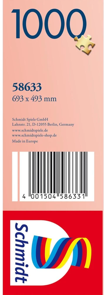 Schmidt Spiele Dėlionė Jeff Haynie Viktorianisches Gewächshaus 58633, 1000 vnt., 69.3x49.3 cm, kartonas, įvairiaspalvė, nuo 12 m.