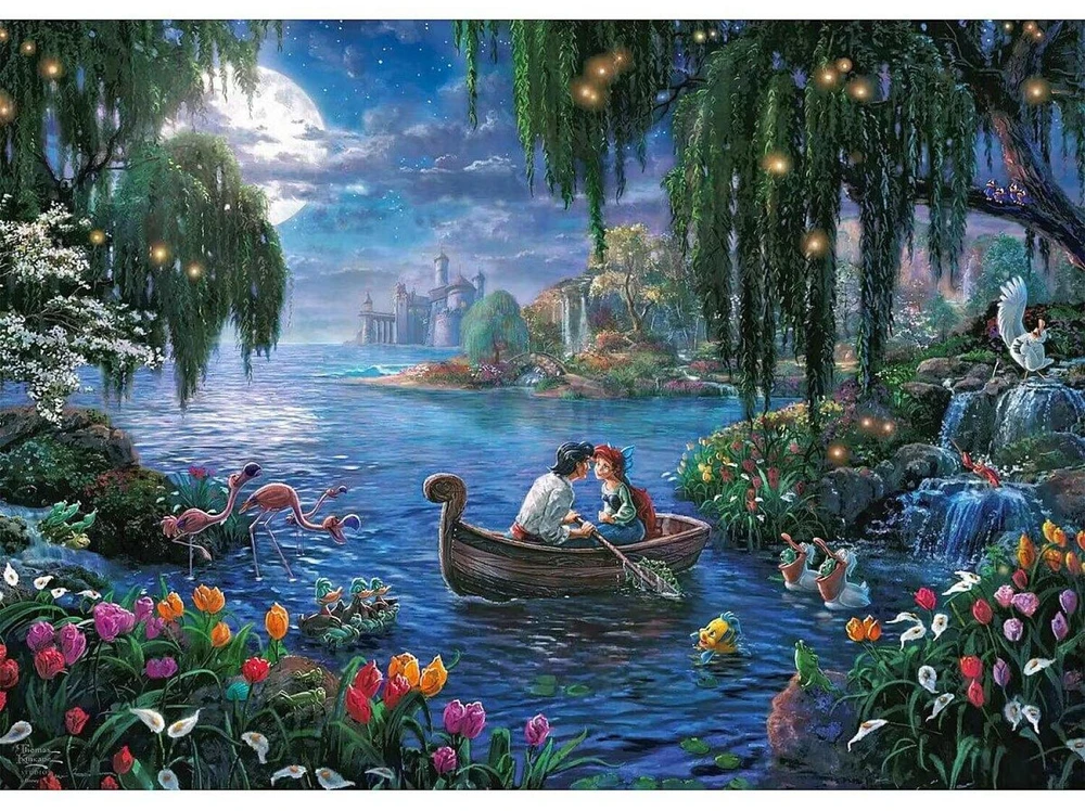Schmidt Spiele Schmidt Dėlionė 1000 vnt. - Thomas Kinkade: Undinėlė ir princas Erikas