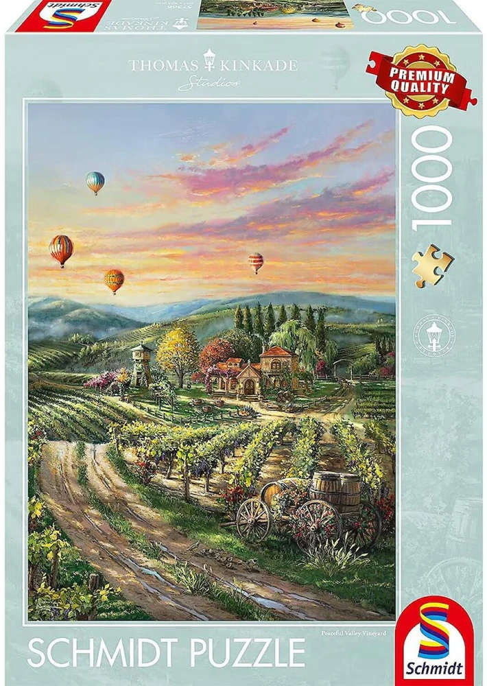 Dėlionė Schmidt G3 Puzzle 1000 Winnica slėnyje G3