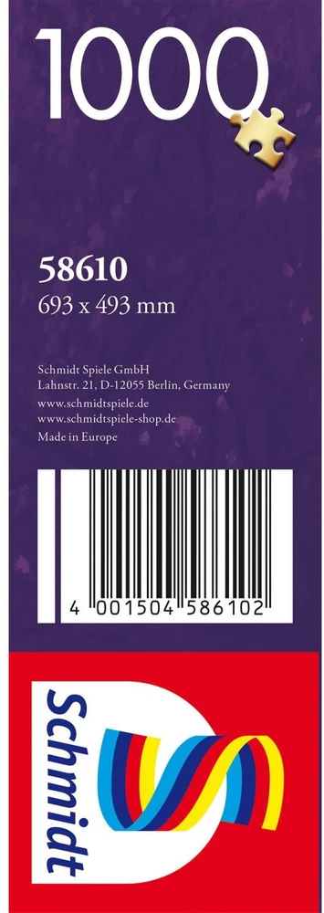 Schmidt Spiele Dėlionė Zac Kinkade Rojaus sodas 58610, 1000 vnt., 693x493 mm, suaugusiesiems, nuo 12 metų