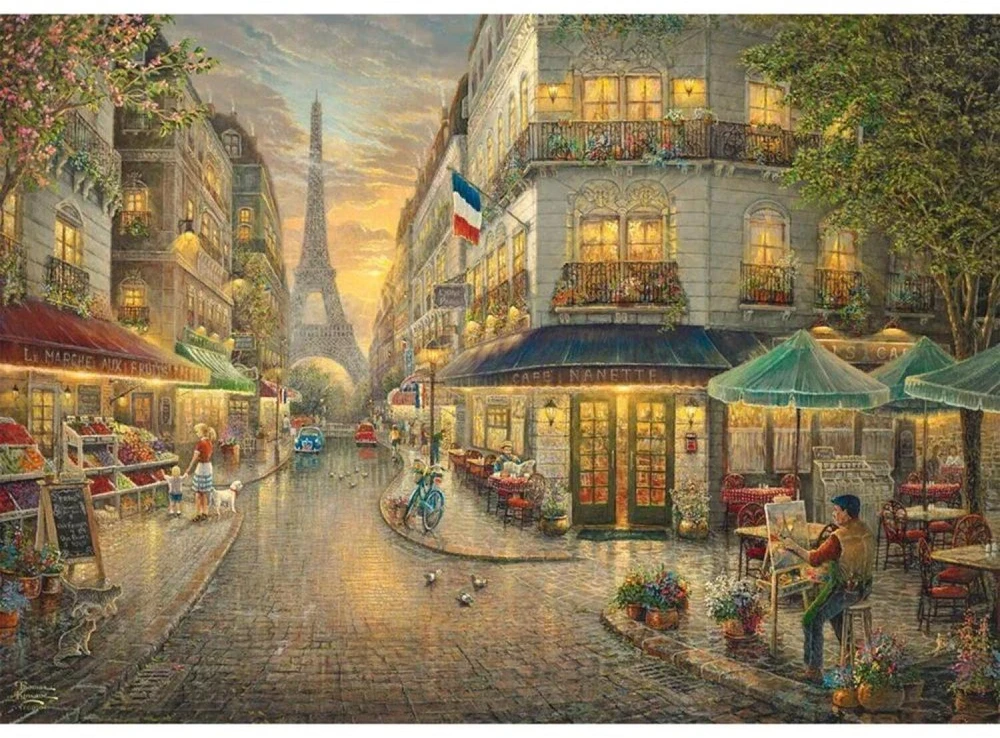 Schmidt Spiele Dėlionė 1000 Thomas Kinkade Vaizdingas Paryžius