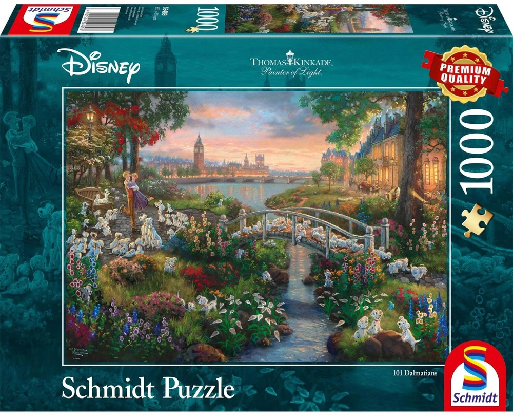 Schmidt Dėlionė 1000 vnt. - Disney 101 dalmatinas
